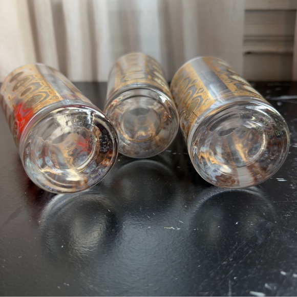 Vintage Culver Ltd. high ball glasses set of 3 signed - Picture 10 of 13